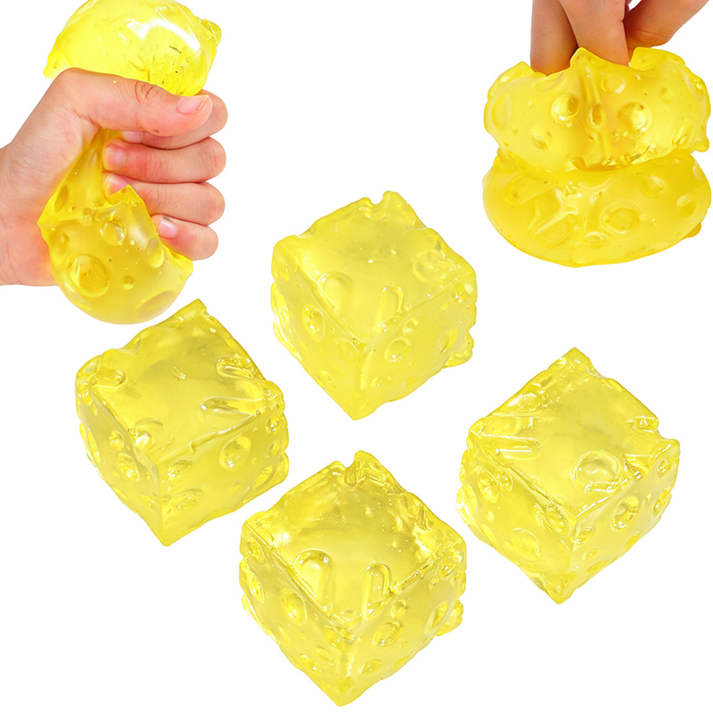 Party Games Adults Funny - Cheese Honey Maltose Square Squishy Toys