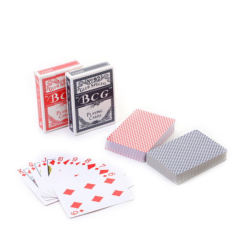 Book Party Games - Paper Poker Card, Poker Playing Cards