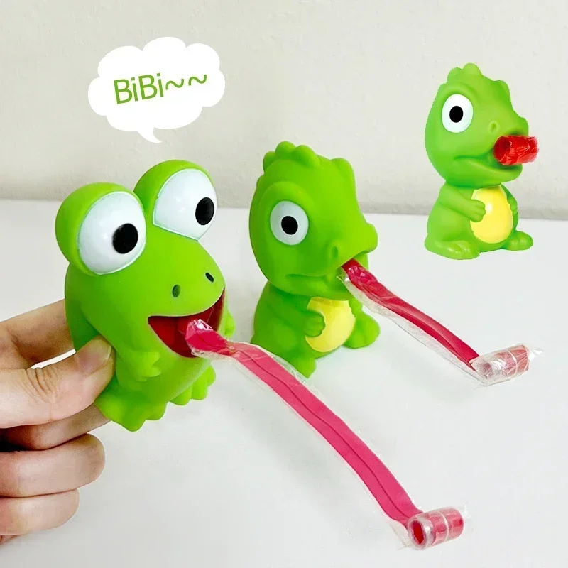 Novelty Frog Dinosaur Tongue O - Party Games Adults Funny recension och pris