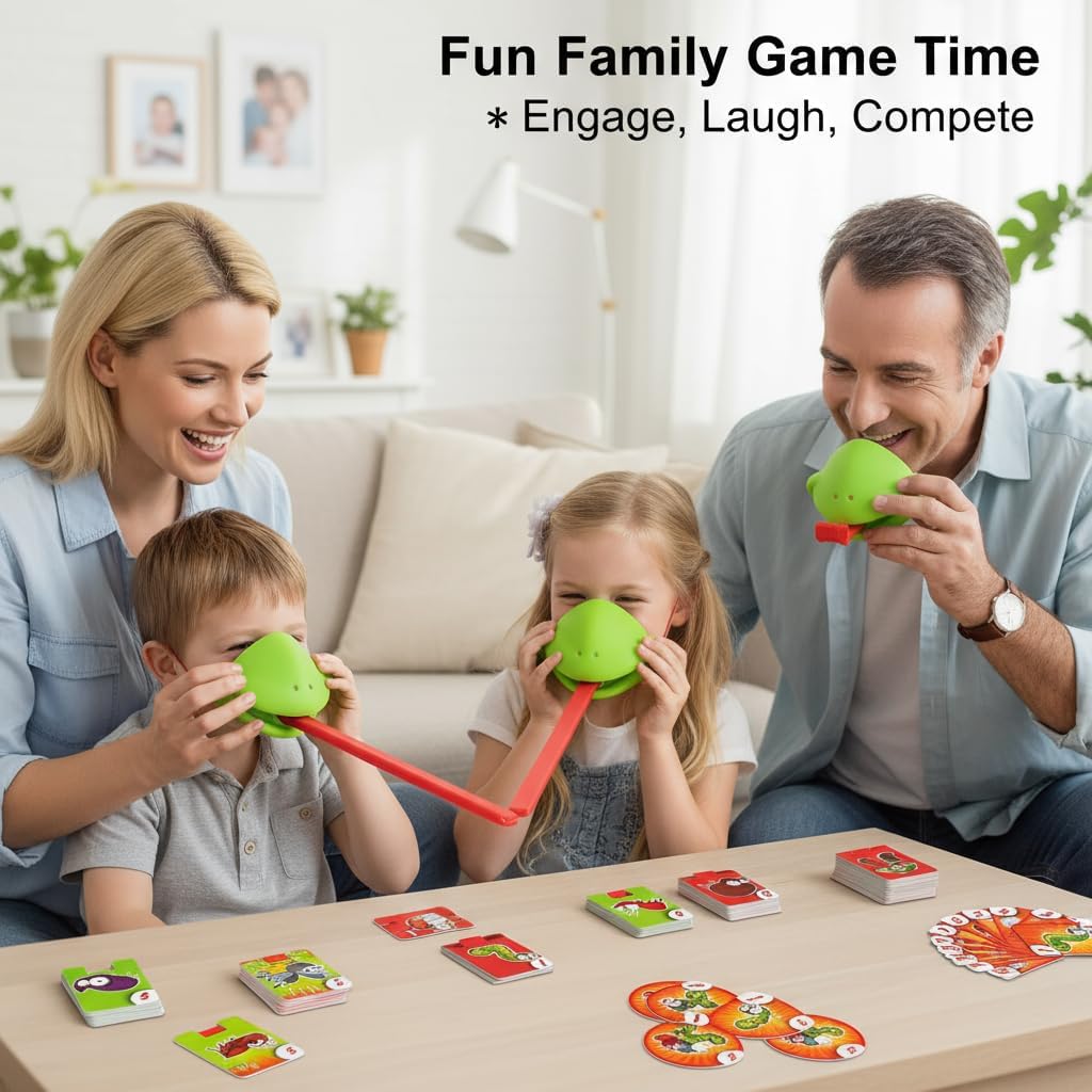 6 Set Chameleon Tongue Shootin - Party Games Gender Reveal recension och pris