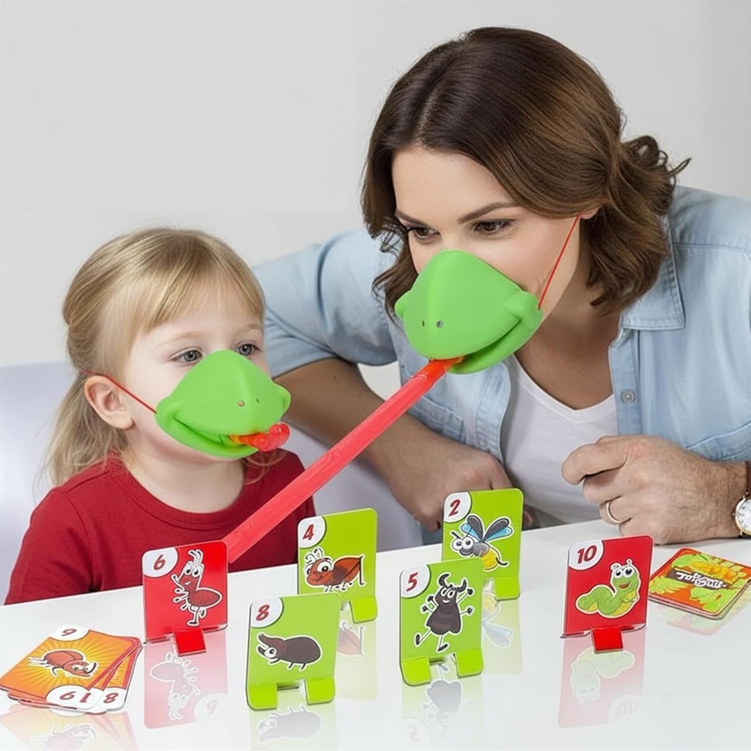 6 Set Chameleon Tongue Shootin - Party Games Gender Reveal recension och pris