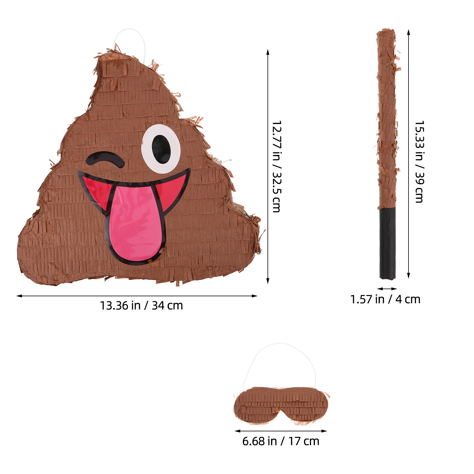 1Set Funny Poop Pinyata for Ki - Party Games Easy Kids recension och pris