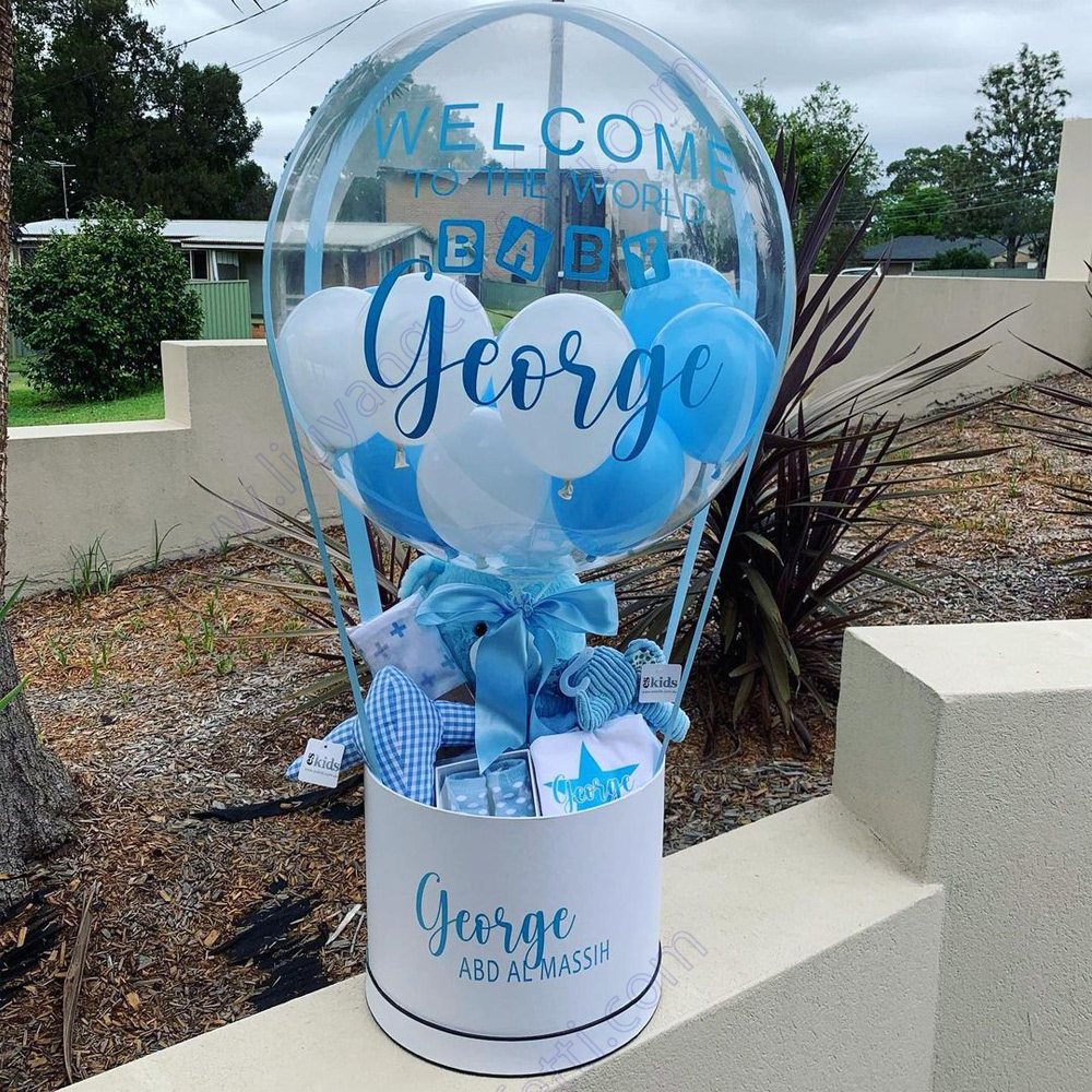 Gift Hamper Balloon Box Set Ba - Party Games Gender Reveal recension och pris