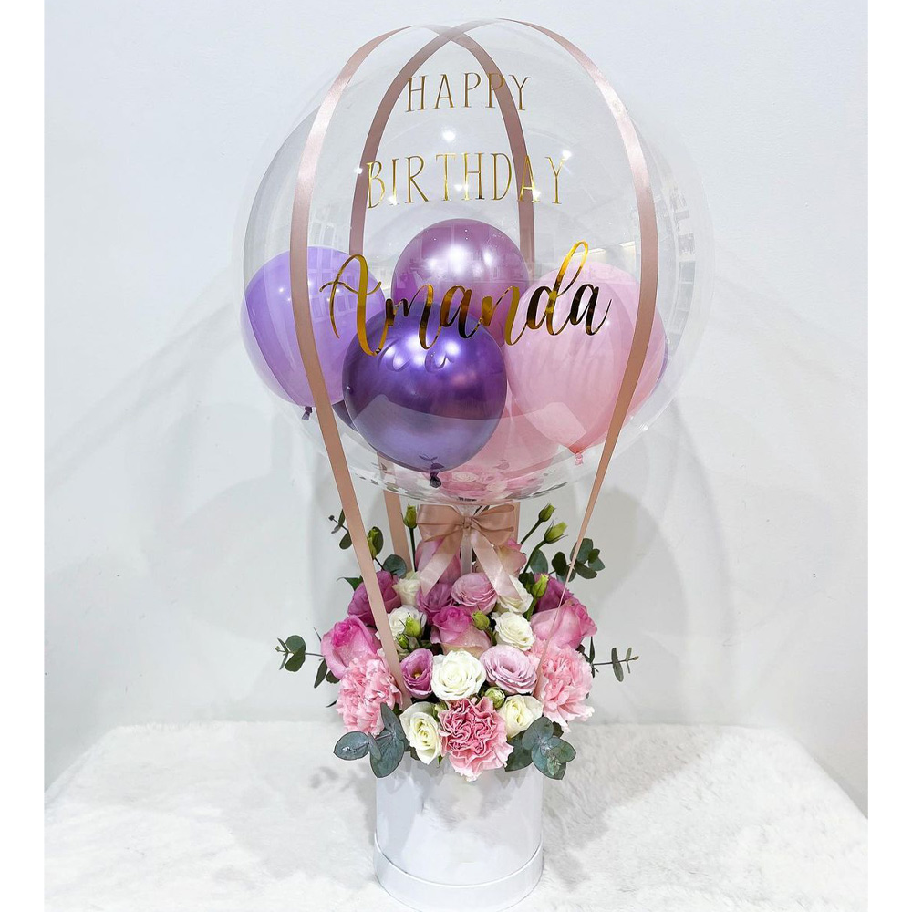 Gift Hamper Balloon Box Set Ba - Party Games Gender Reveal recension och pris
