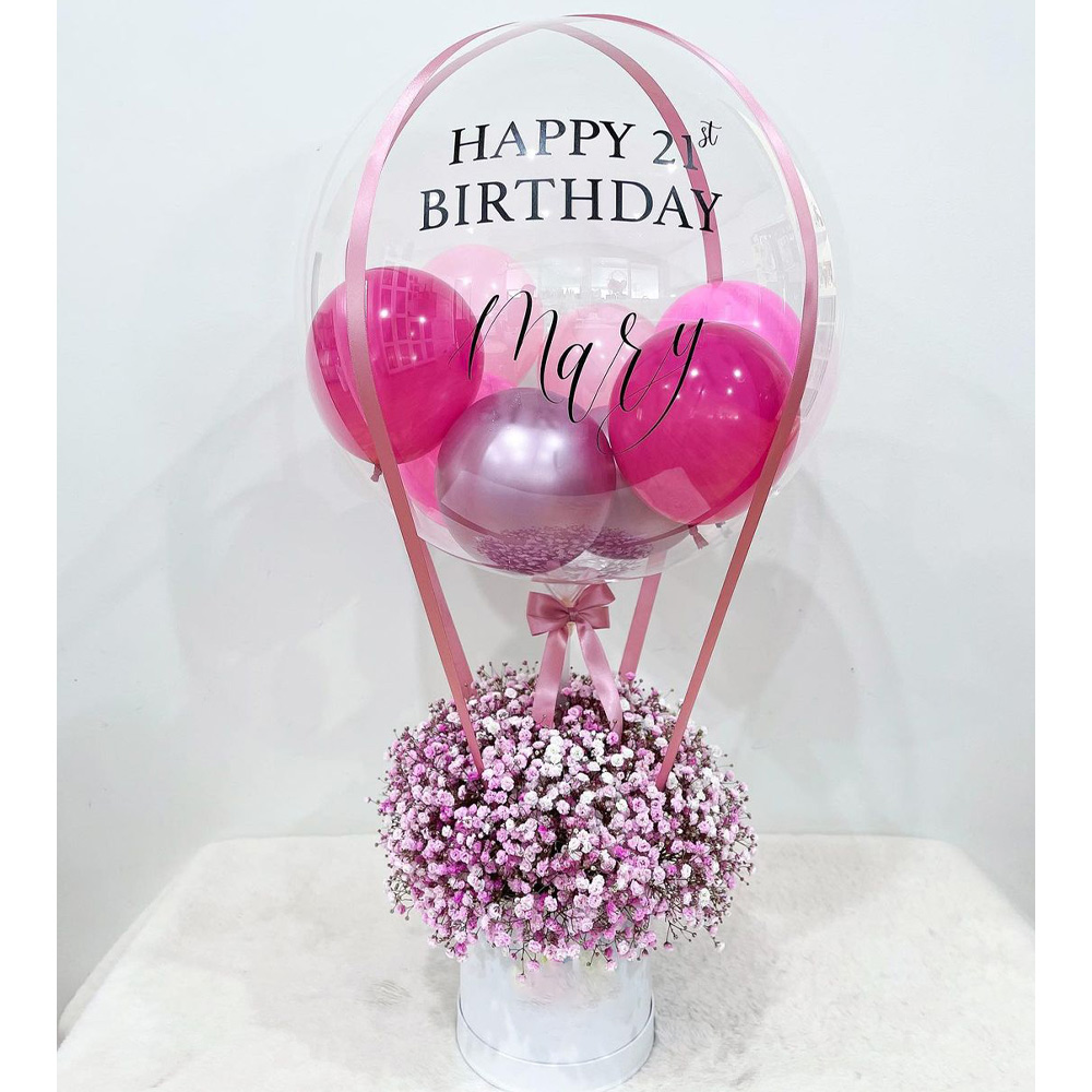 Gift Hamper Balloon Box Set Ba - Party Games Gender Reveal recension och pris