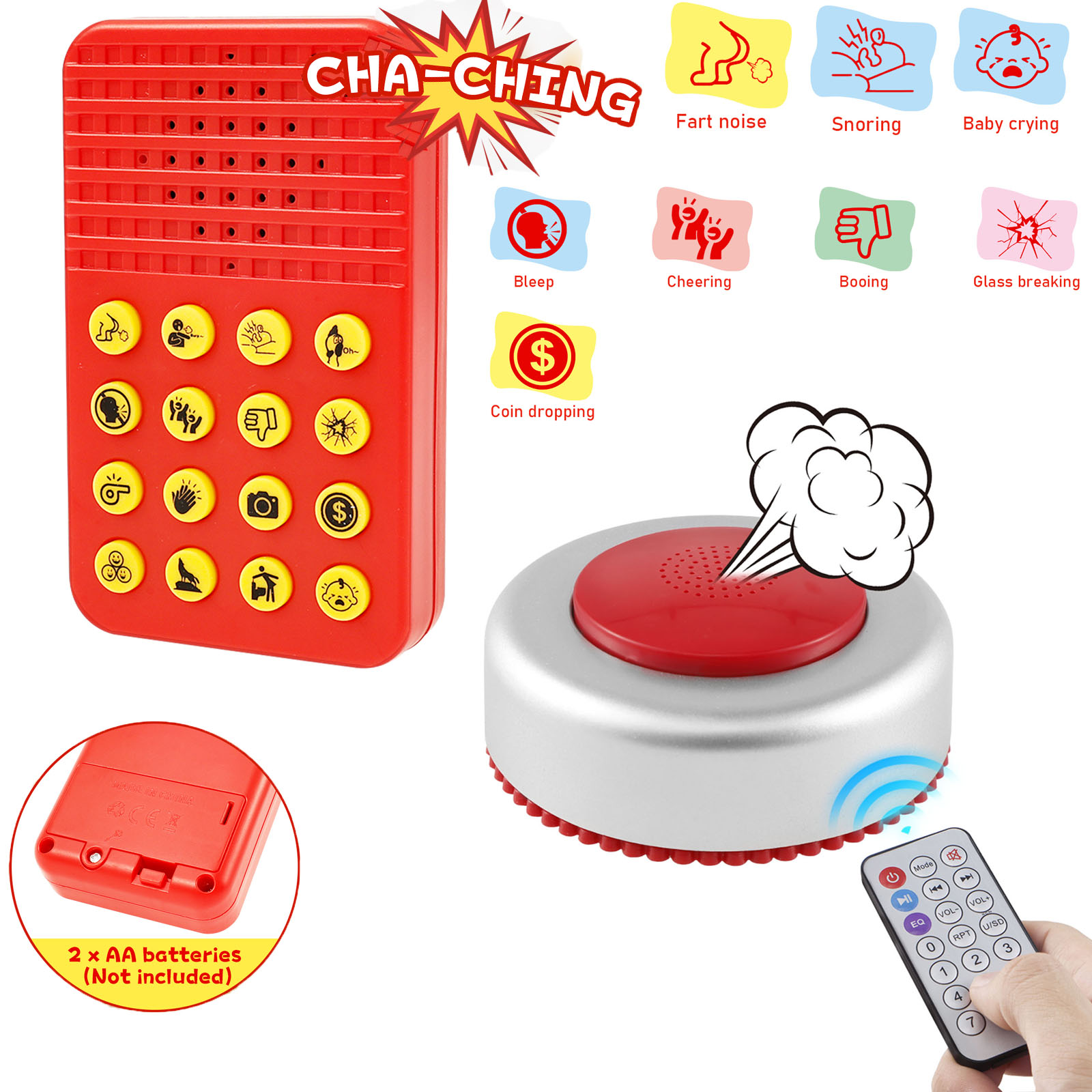 Funny Sound Effects Machine Re - Party Games Gender Reveal recension och pris