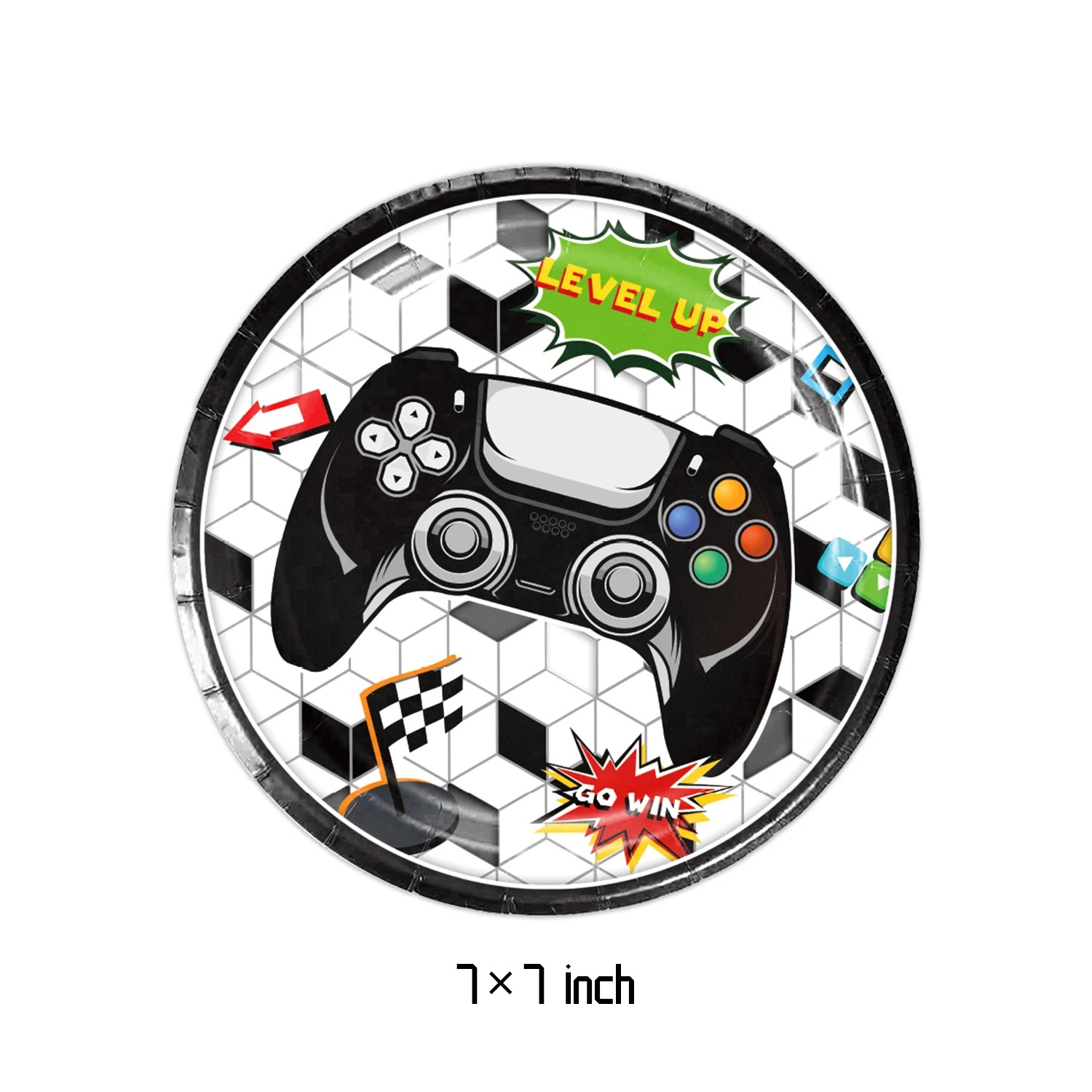 Black Game Controller Theme On - Party Games Using Cups recension och pris