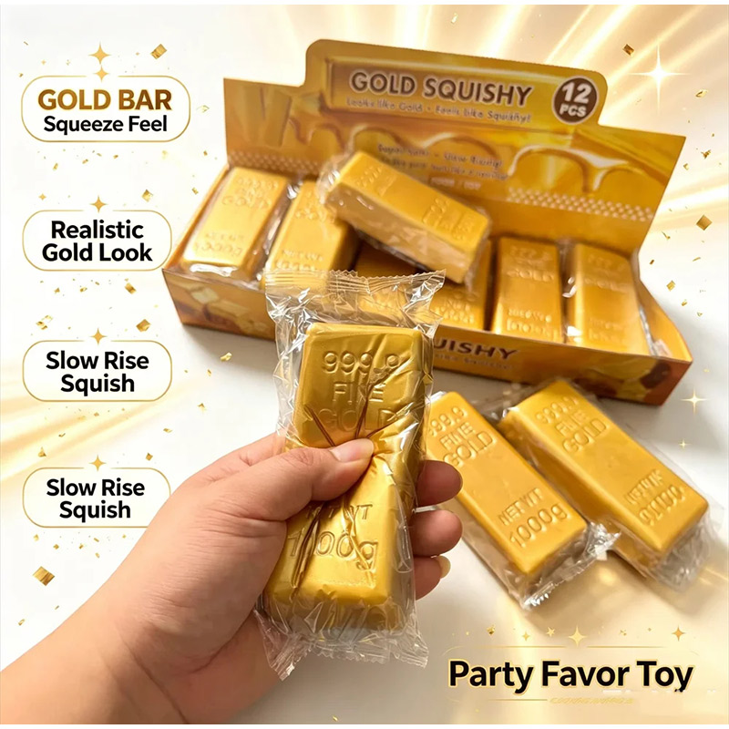 New Stretchy Golden Butter Squ - Party Games Adults Funny recension och pris