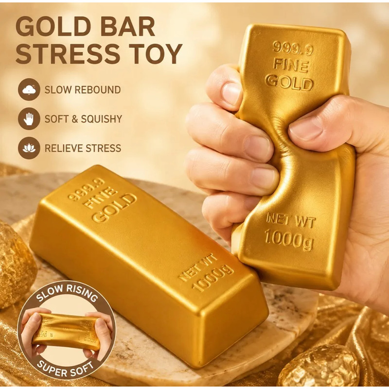 New Stretchy Golden Butter Squ - Party Games Adults Funny recension och pris