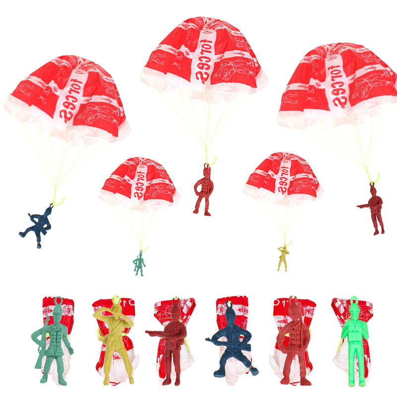 10pcs Plastic Ejecting Parachu - Party Games Gender Reveal recension och pris