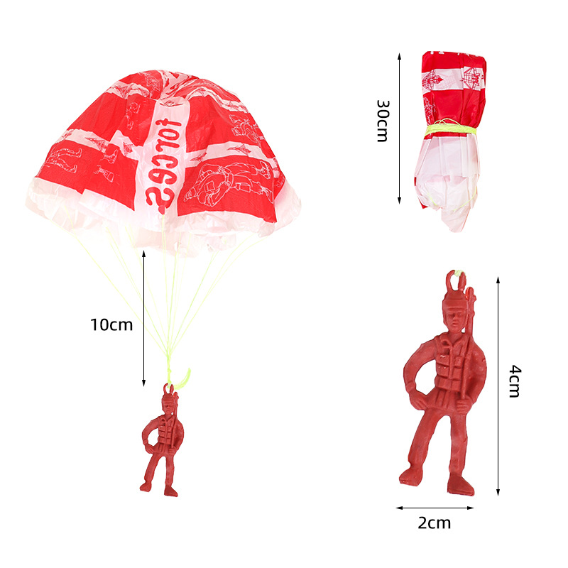 10pcs Plastic Ejecting Parachu - Party Games Gender Reveal recension och pris