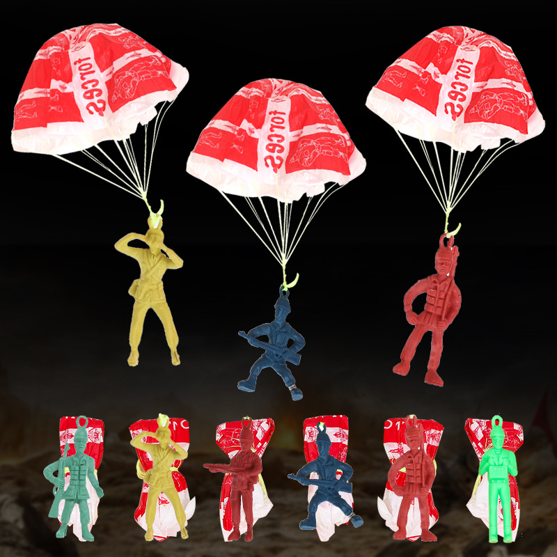 10pcs Plastic Ejecting Parachu - Party Games Gender Reveal recension och pris