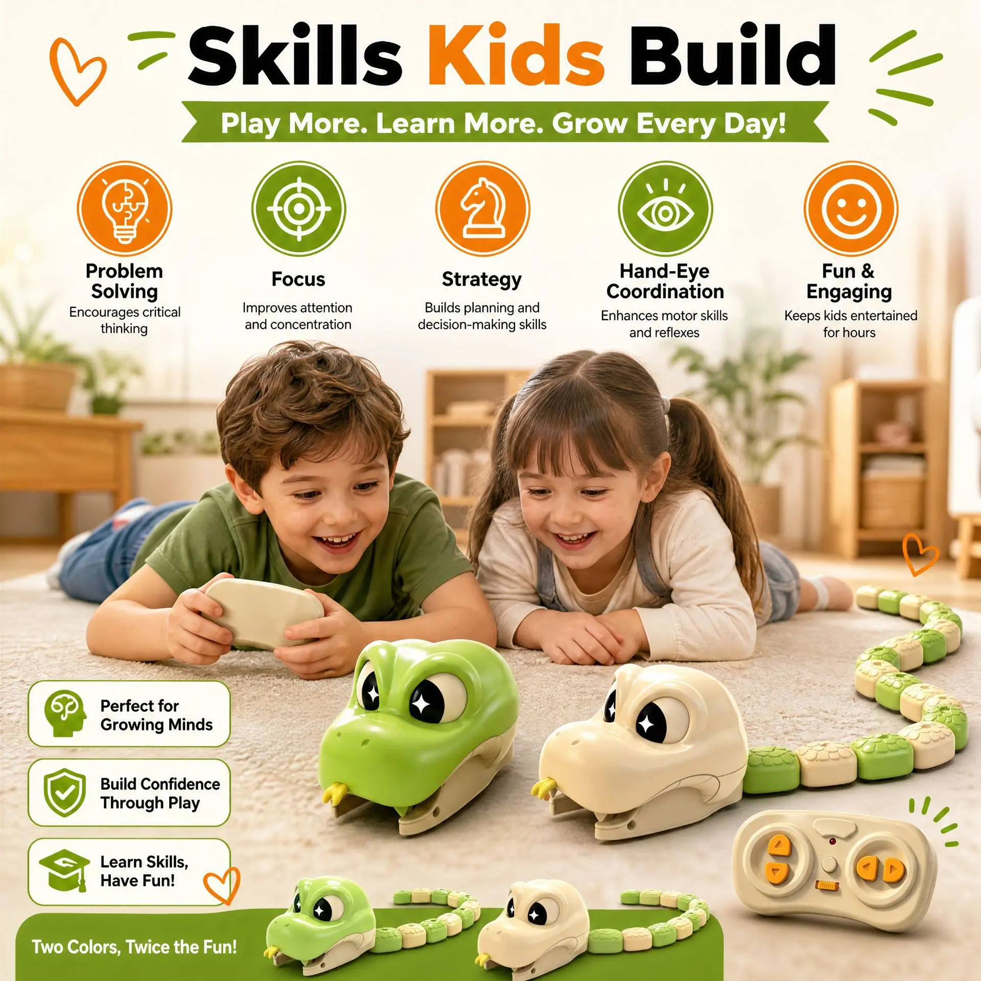 Hot Magnetic Snake Funny Game  - Party Games Gender Reveal recension och pris