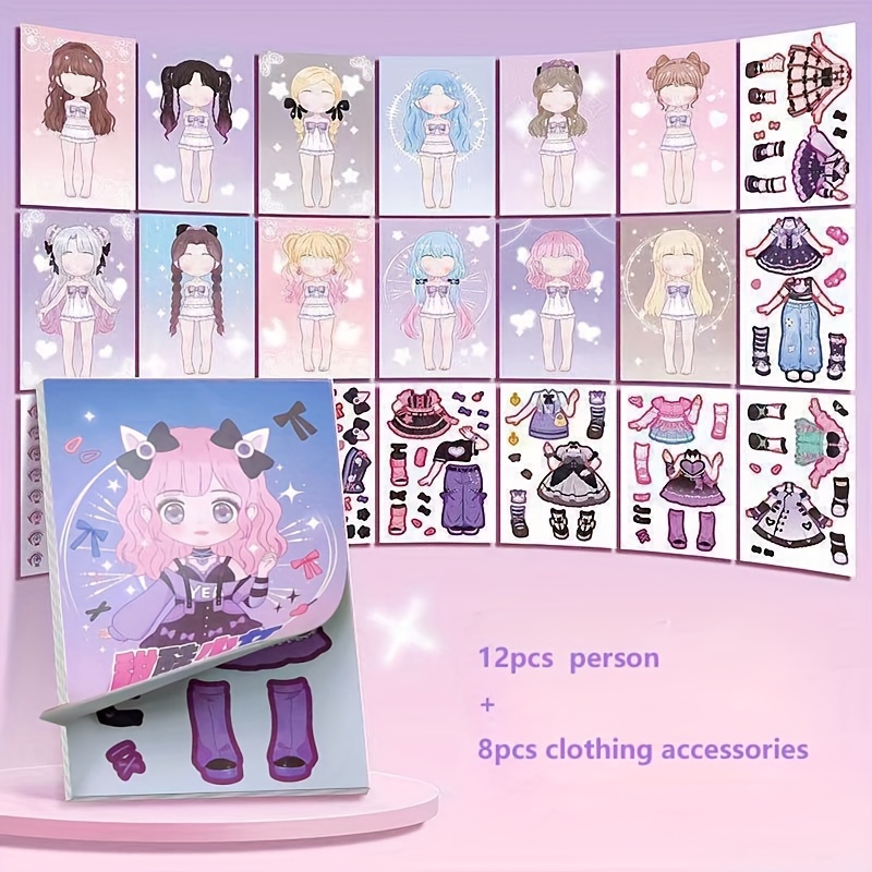 Dress Up Sticker Book Girl Sti - Book Party Games recension och pris