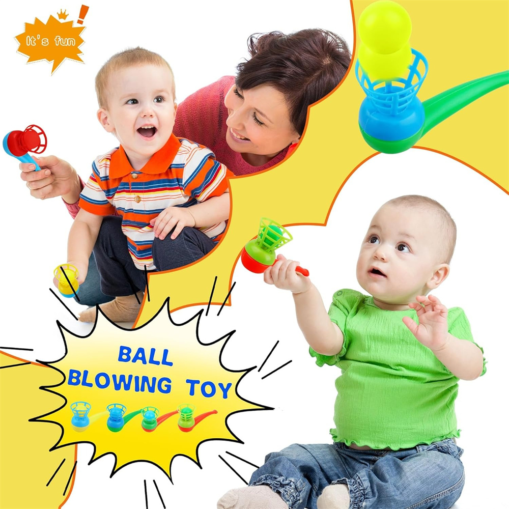 2/4/8Pcs Floating Blowing Ball - Party Games Gender Reveal recension och pris